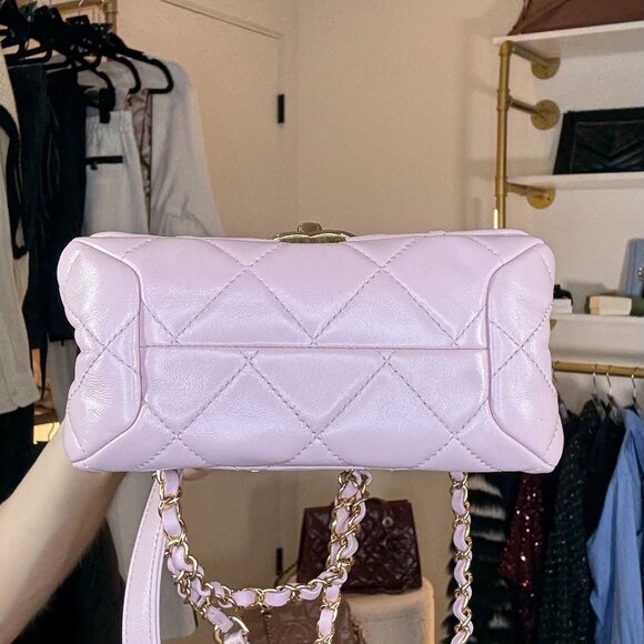Chanel Light Pink Lambskin Mini Flap - Picture 5 of 7
